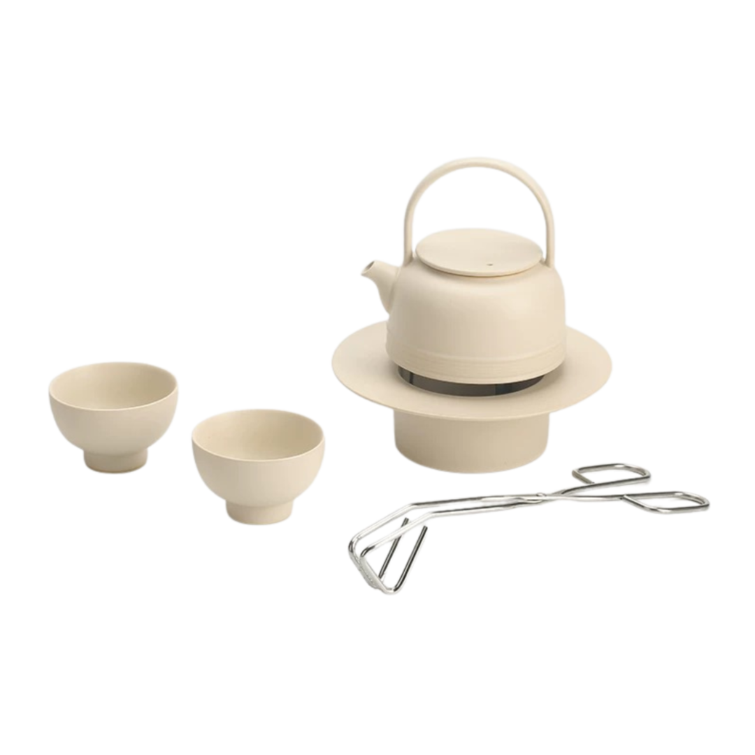 宜集堂INS中古功夫茶具小套装下午茶壶茶杯温茶炉中式高级感家用