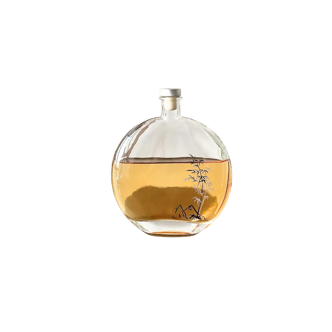 Bamboo & Moonlight Glass Bottle Untable