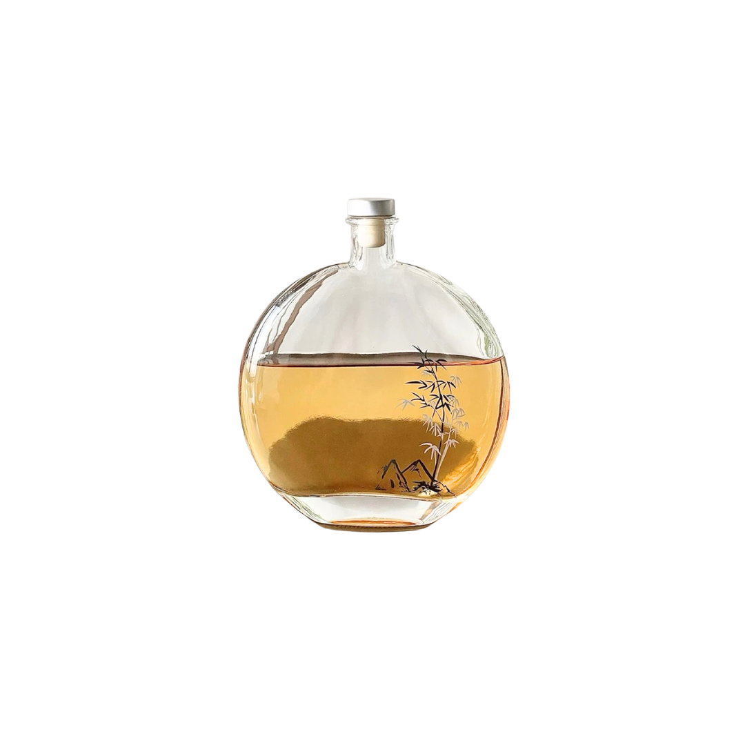 Bamboo & Moonlight Glass Bottle Untable