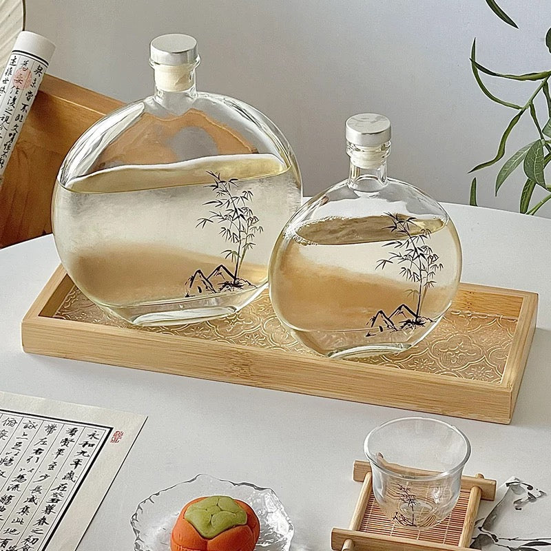 Bamboo & Moonlight Glass Bottle Untable 2