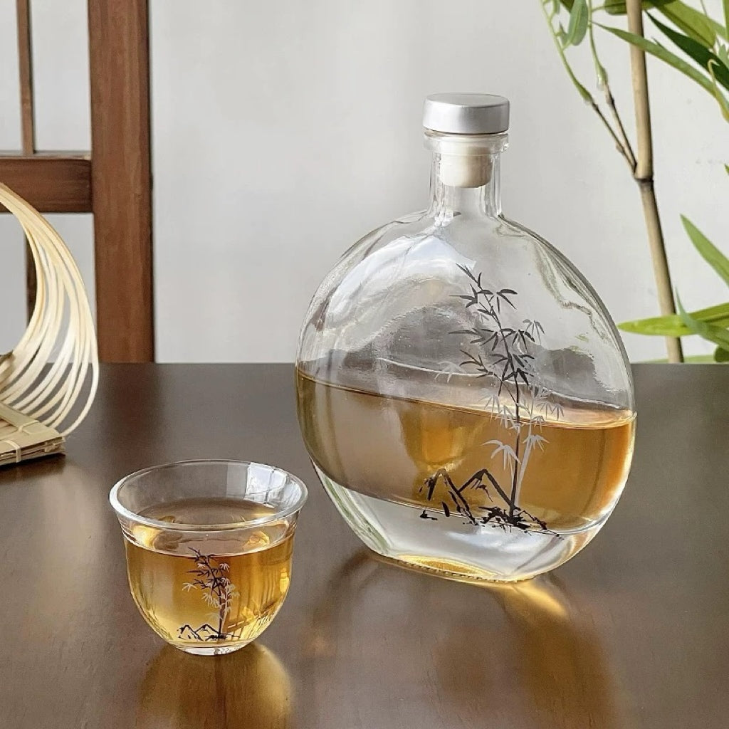 Bamboo & Moonlight Glass Bottle Untable 4