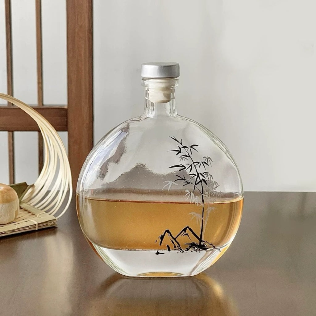 Bamboo & Moonlight Glass Bottle Untable 5