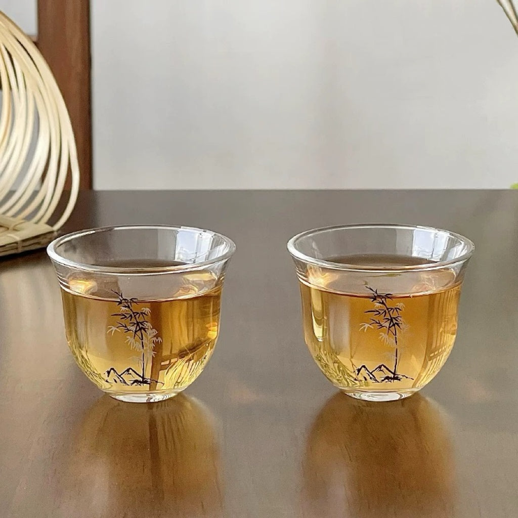 Bamboo & Moonlight Glass Bottle Untable 6