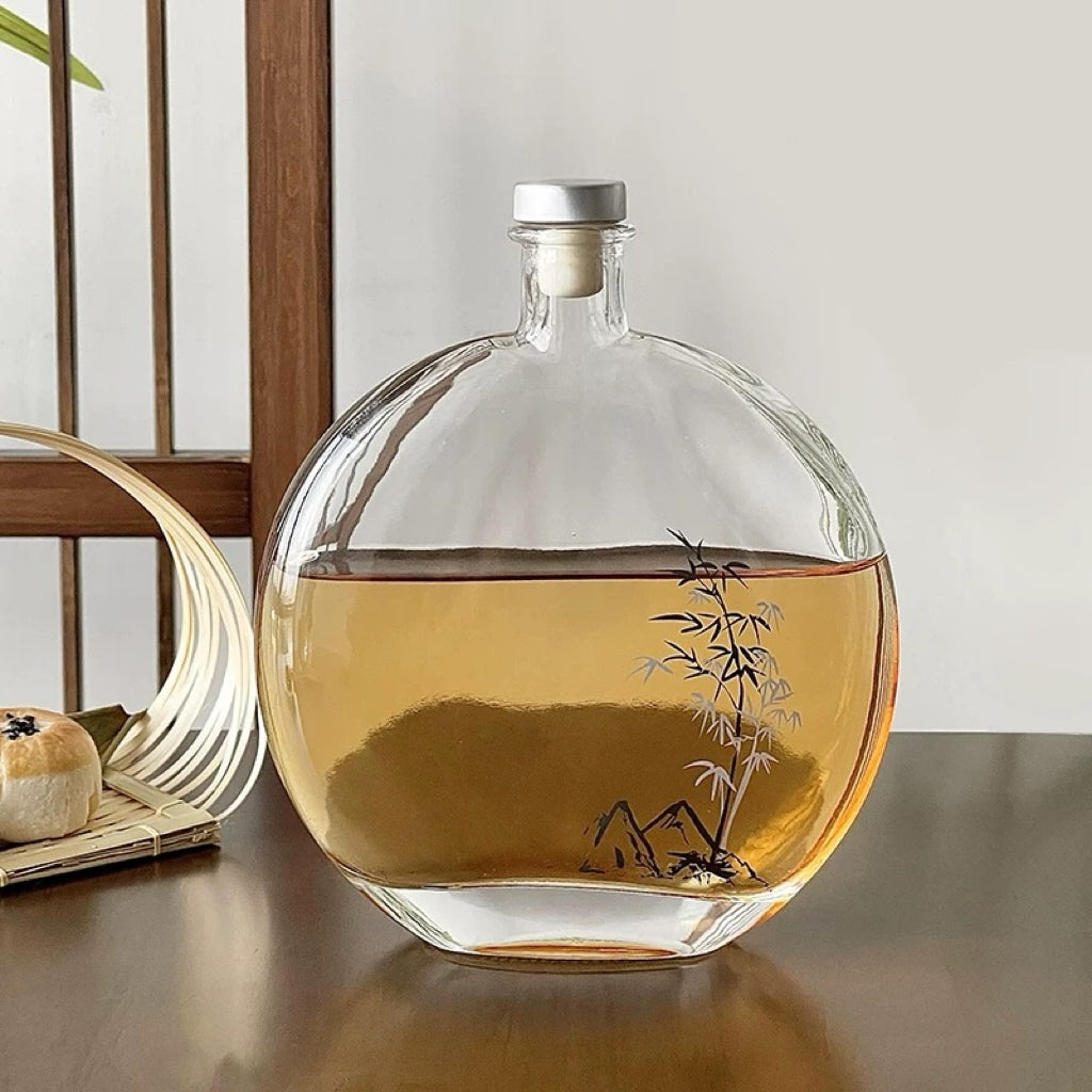 Bamboo & Moonlight Glass Bottle Untable 8