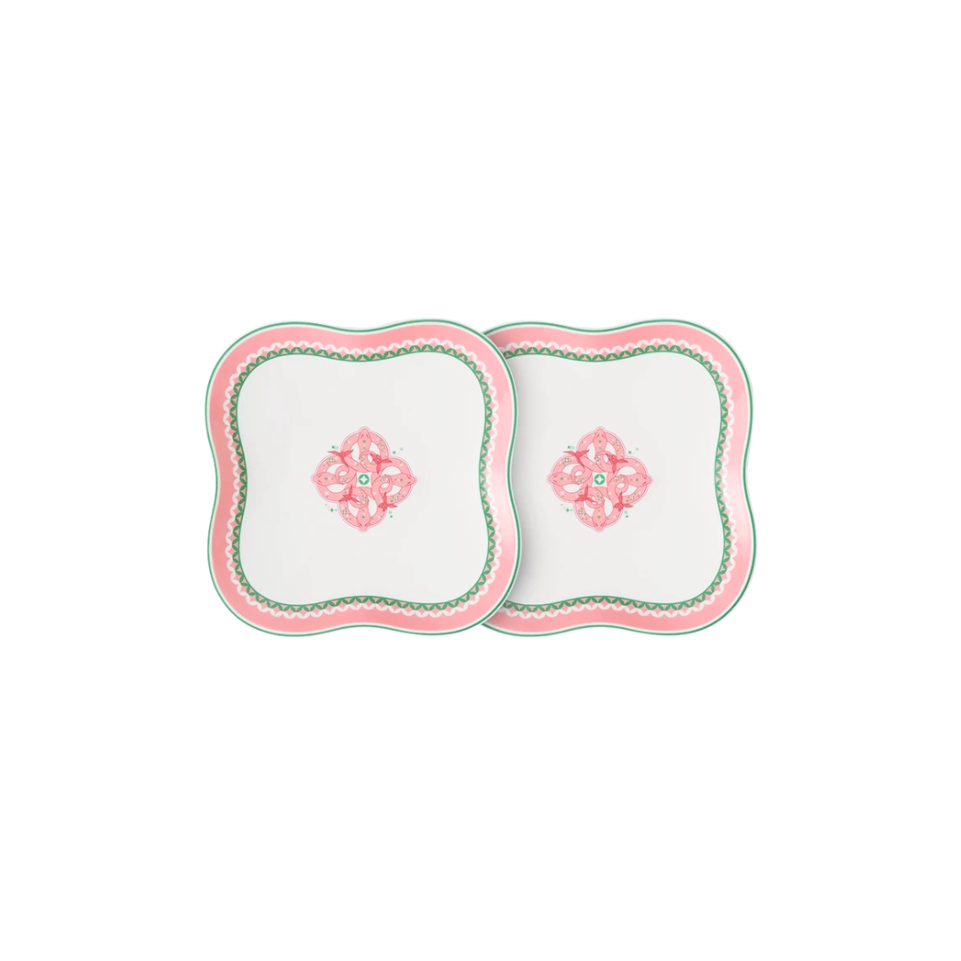 Blooming Fortune Plate Set | Porcelain Untable