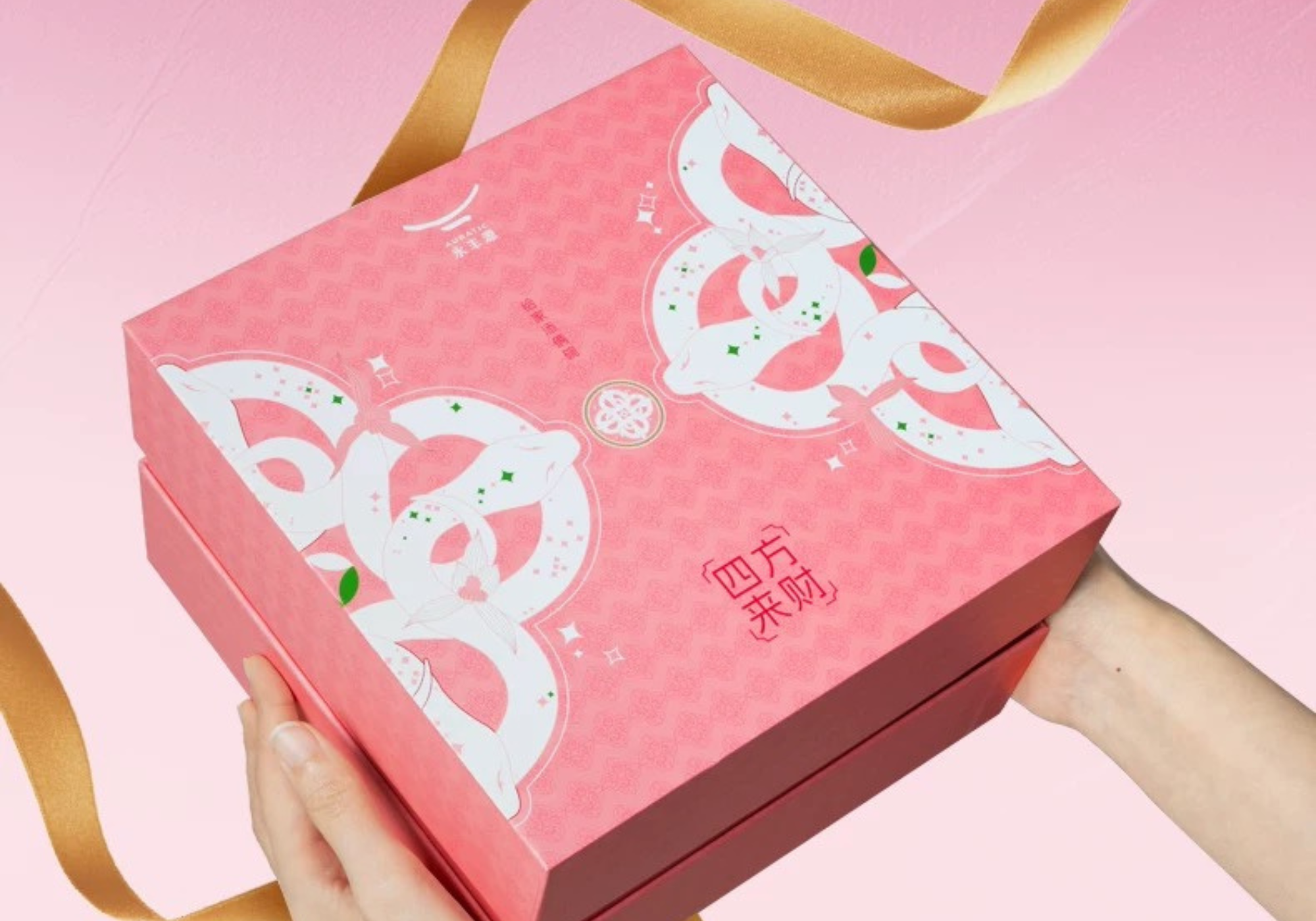 Blooming Fortune Serpent Handle Mug Untable design story