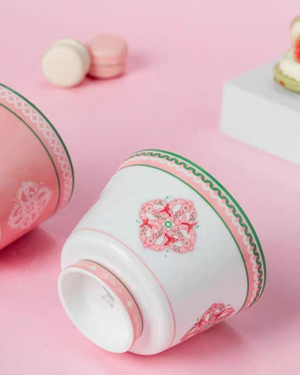 Blooming Fortune Tea Bowl | Porcelain 350 ml Untable 4
