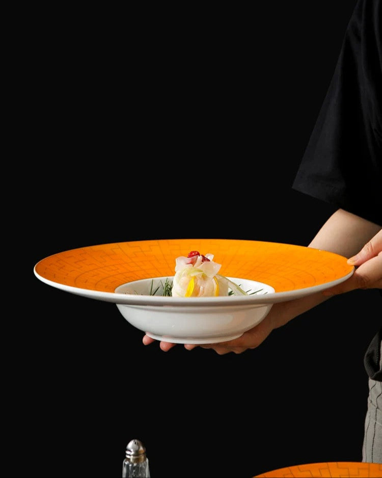 Golden Wave Wide Brim bowl Untable 5