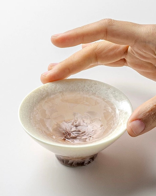 Gradient Crystal Glaze Douli Cup Untable