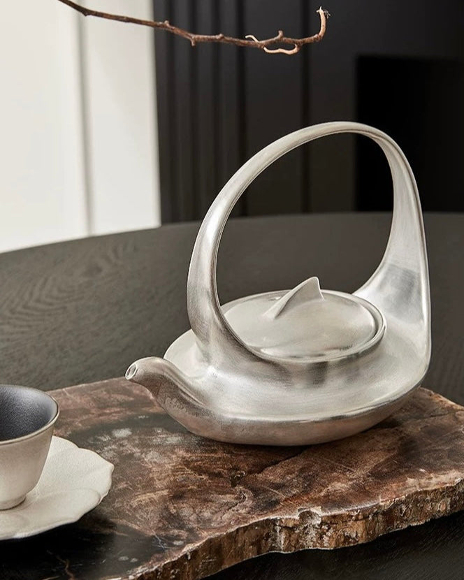 Handmade Silver Tea Set | Home Decoration Untable 3