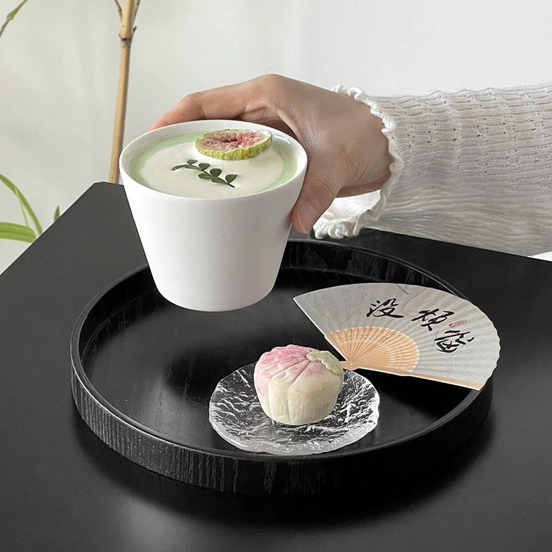 Angled Ceramic Cup | Glossy & Matte