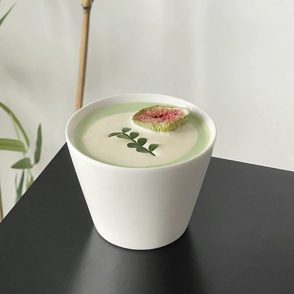 Angled Ceramic Cup | Glossy & Matte