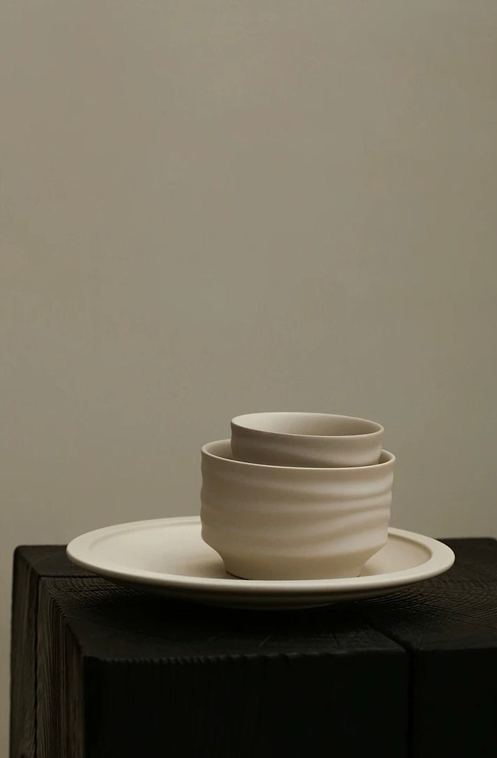 宜集堂INS中古一人食精致餐具套装陶瓷仪式感盘子杯子碗日式家用 川江杯