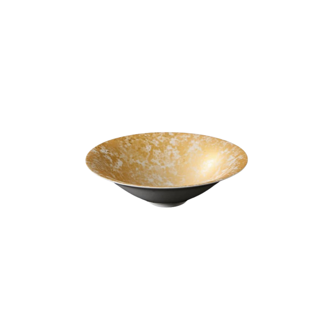 Lingyun Gold Glazed Ceramic Bowl Untable