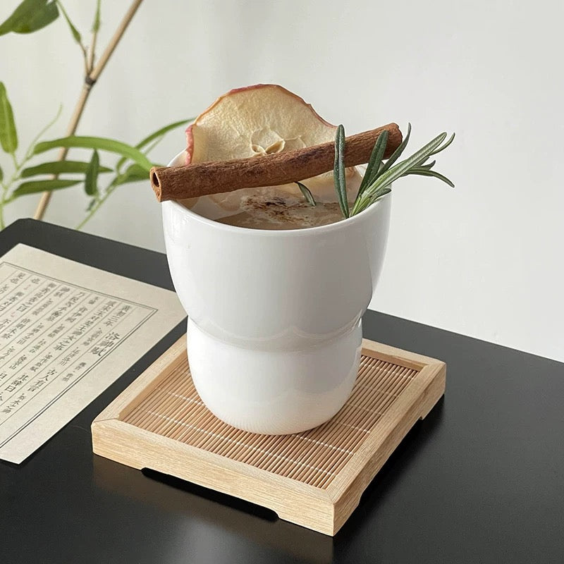 Off-WhiteCeramicCup_Saucer Set 320ml Untable 2