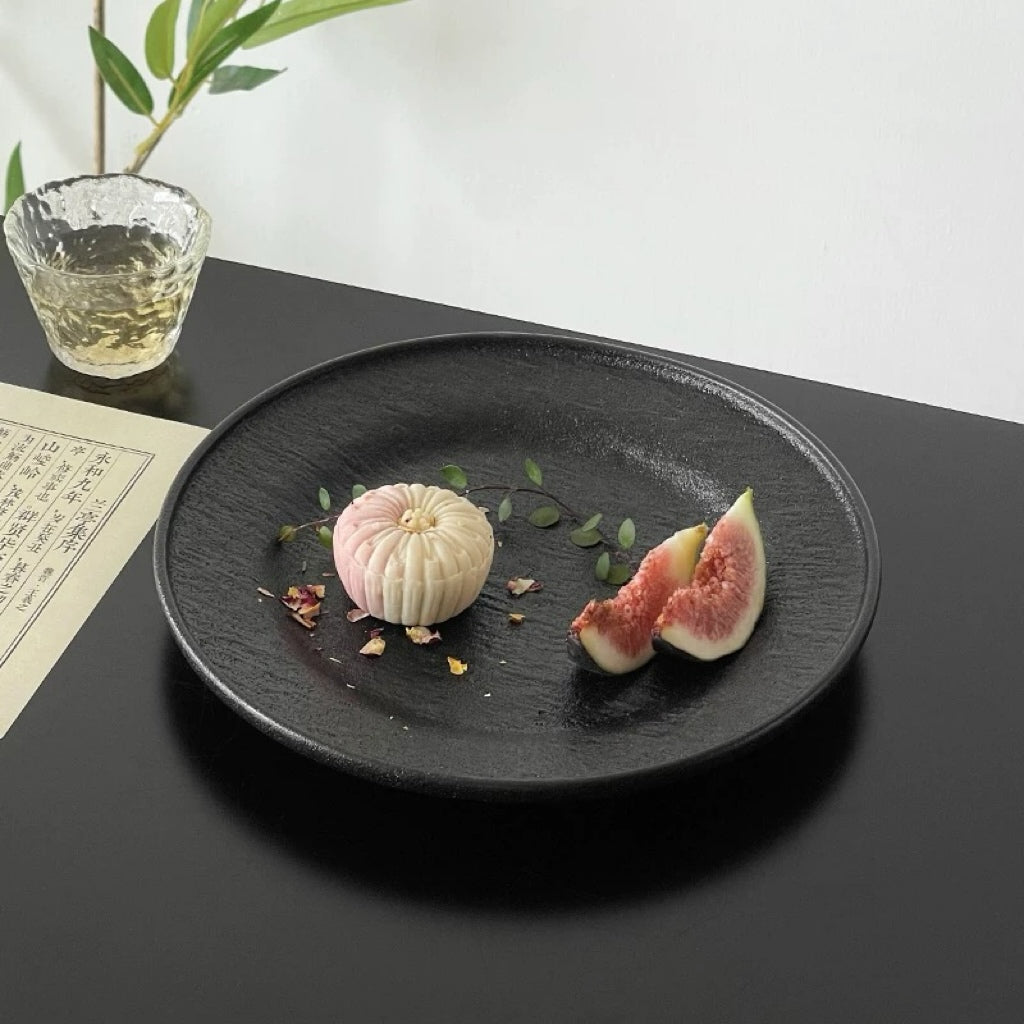 Rock Texture Ceramic Dessert Plate Untable 6