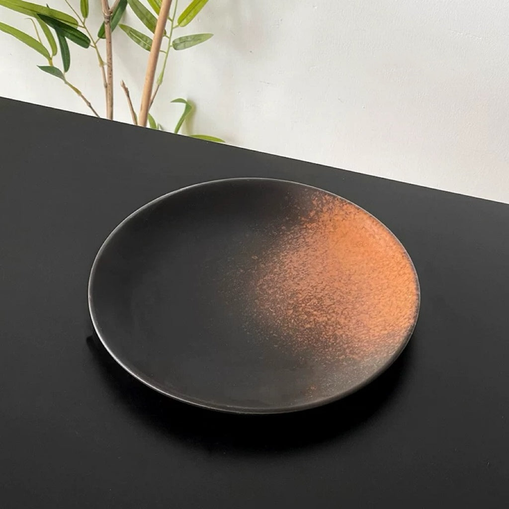 “Rustic Tea” Ceramic Plate Untable 5