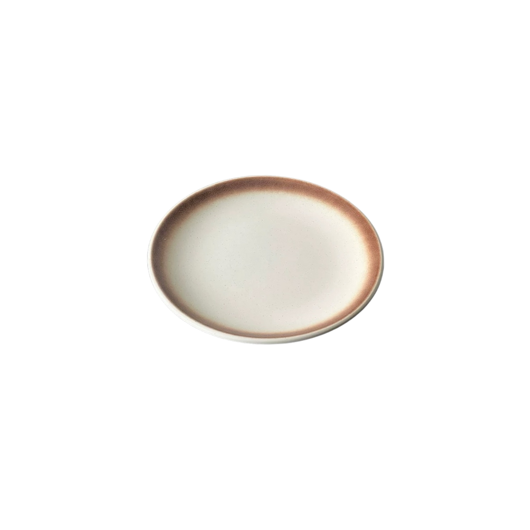 “Sesame Gold” Ceramic Plate Untable