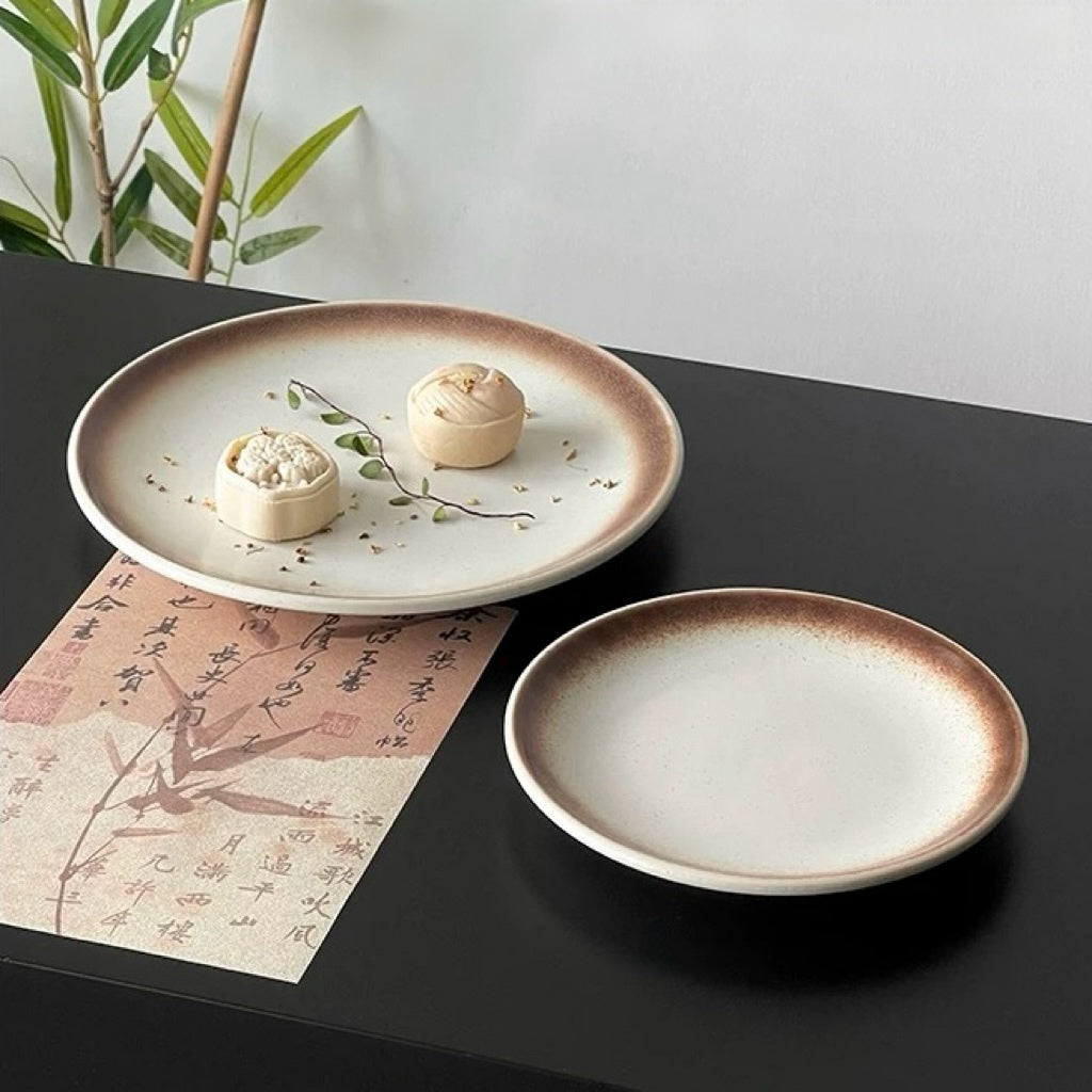 “Sesame Gold” Ceramic Plate Untable 2