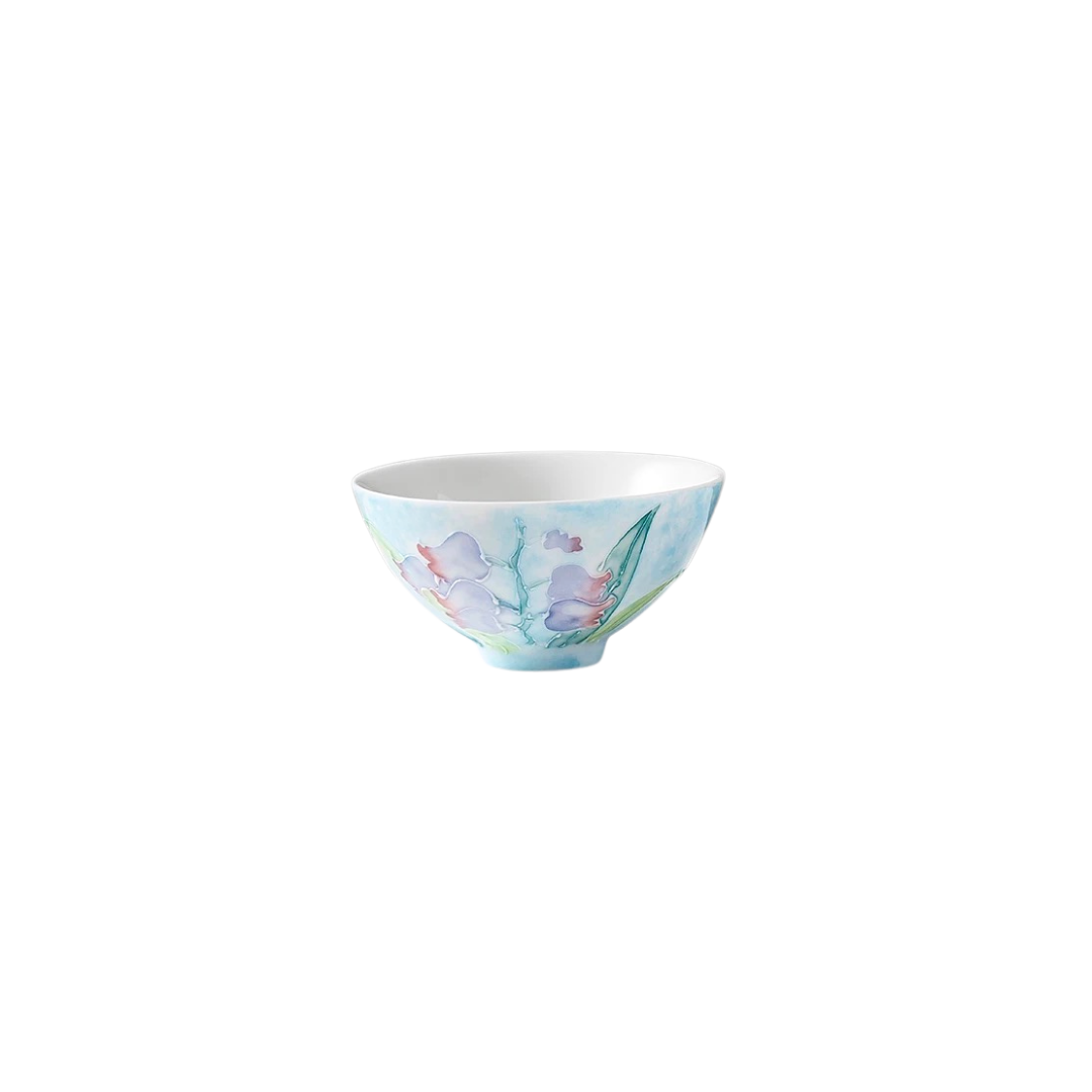 半里半外 堆料纯手绘陶瓷绣球花主人杯 铃兰花鸡心杯茶杯功夫茶具