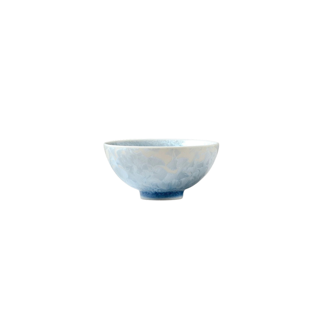 「蓝冰花」120ML窑变结晶陶瓷主人杯 大容量送礼普洱杯功夫茶杯