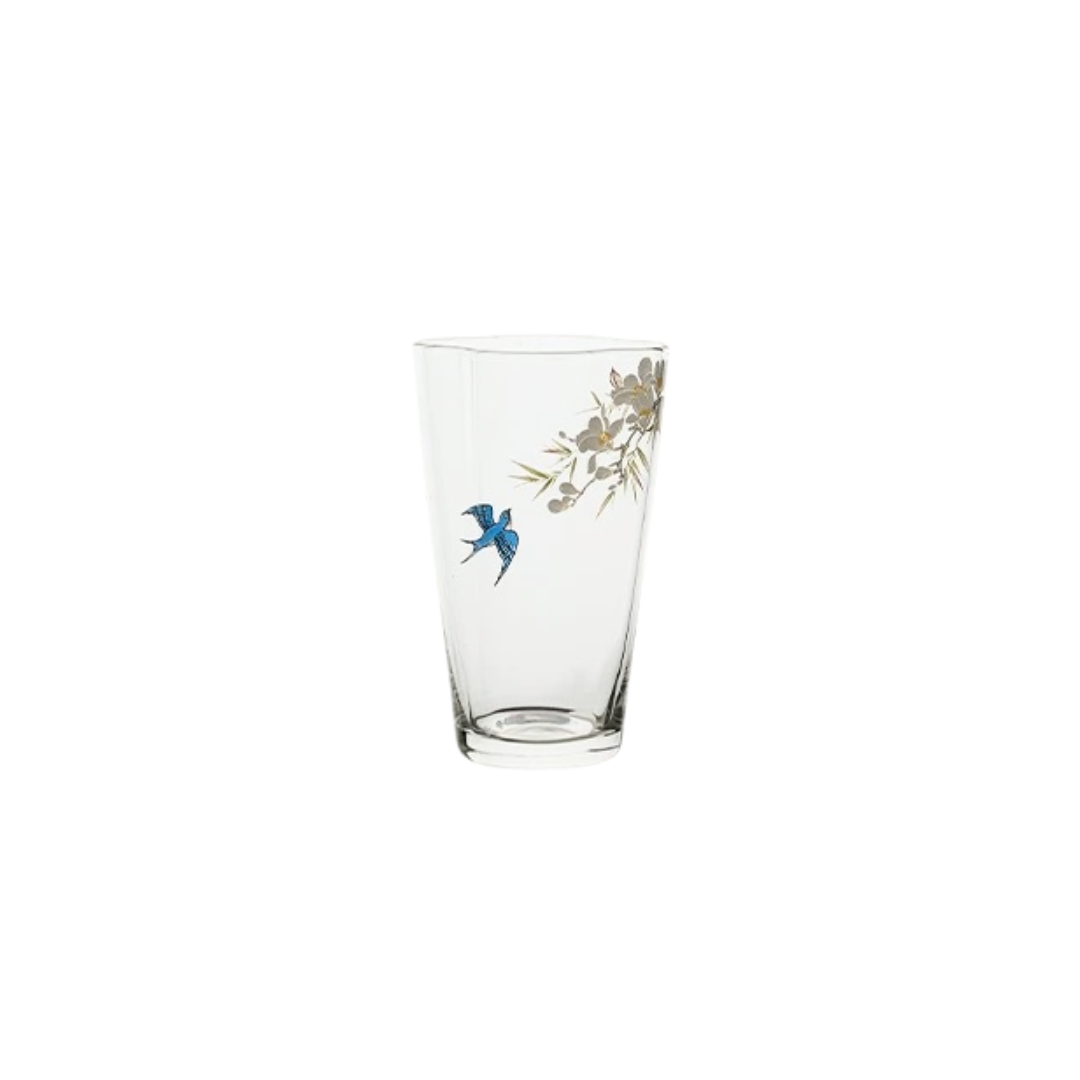 里作 高端玻璃燕归来茶水杯子马克杯茶杯个人大号主人杯功夫茶具