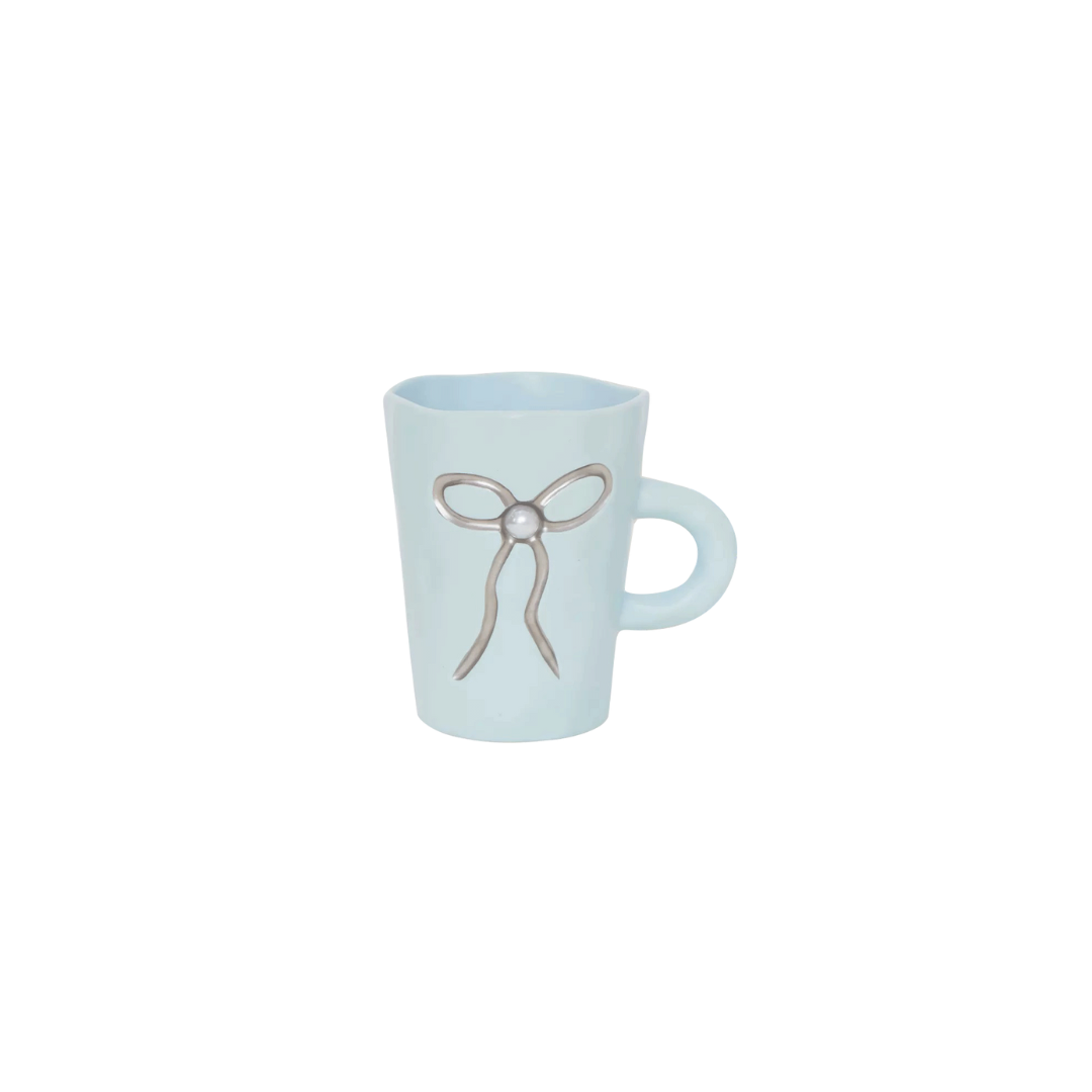 Bow Pearl Ceramic Mug | Pastel Colours Untable 21