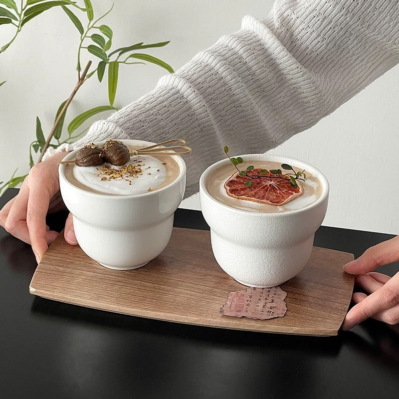 Gourd Ceramic Cup | Glossy & Matte