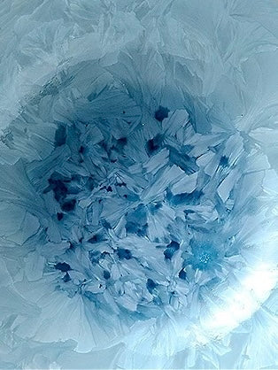 「蓝冰花」120ML窑变结晶陶瓷主人杯 大容量送礼普洱杯功夫茶杯