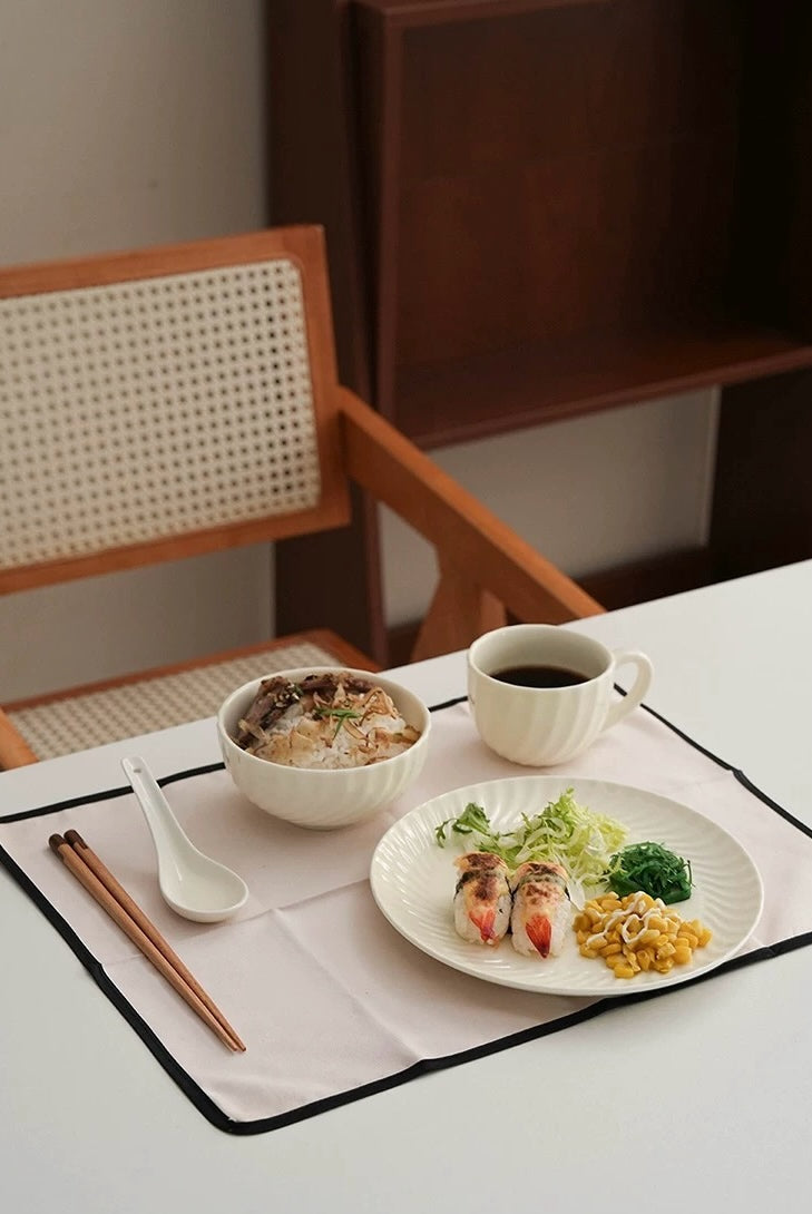 宜集堂一人食仪式感餐具早餐减脂情侣小餐具陶瓷碗盘日式礼盒