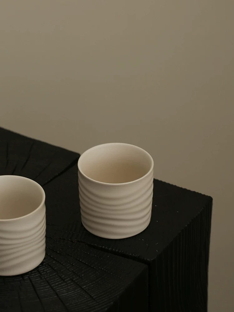 宜集堂 INS中古咖啡杯陶瓷轻奢高级感茶杯主人杯水杯设计师家用