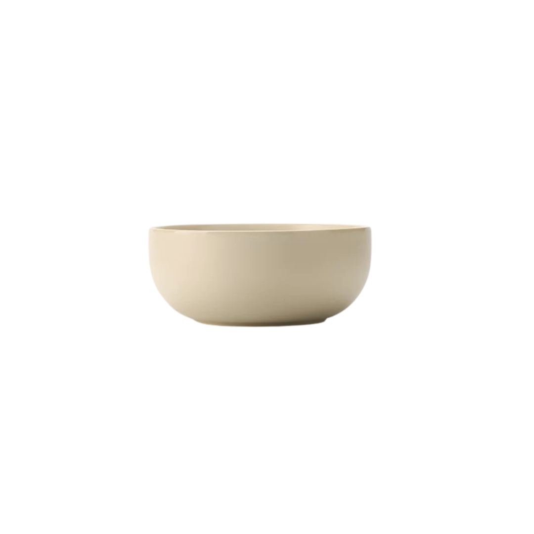 Khaki Grey Ceramic Soup Bowl | Large Untable