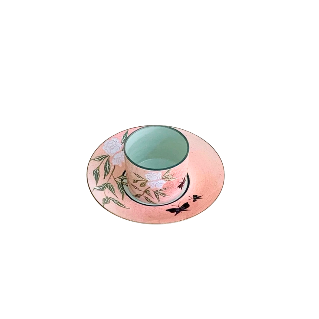 Butterfly Reverie Cup and Plate | Ceramic